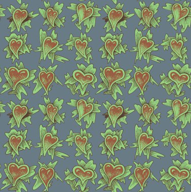 Kalpler deseni. Dikişsiz dokuma desen. Tekstil, kumaş, duvar kağıdı arka plan için baskı tasarım. Kağıt, ambalaj, tekstil baskı için kullanılan.