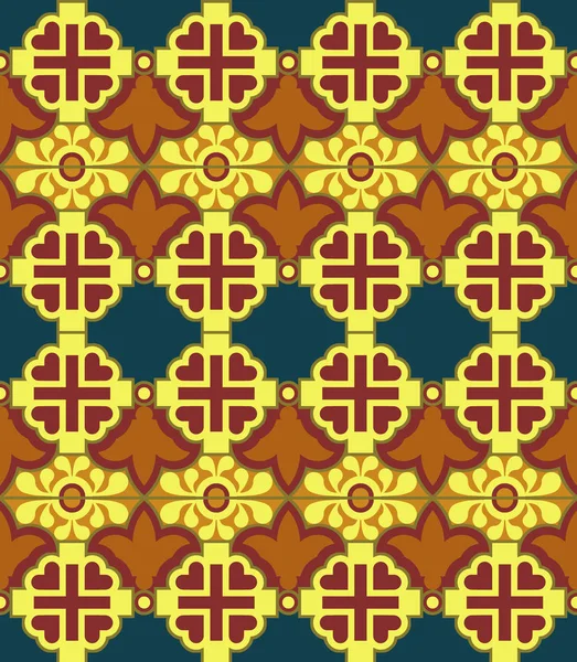 Православный Орнамент Крестами Бесшовный Тканый Узор Дизайн Печати Текстиля Ткани — стоковое фото