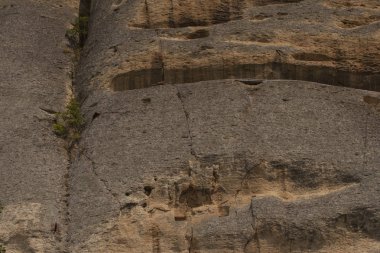 Manzara Bulgaristan. Koca Balkan Dağları. Madara binici veya Madara Süvari.