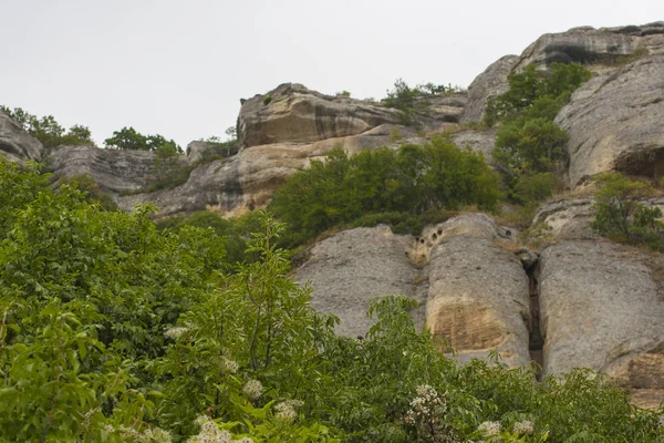 Краєвидами Болгарія Балканських Гір Мадарський Вершник Або Мадарський Вершник — стокове фото