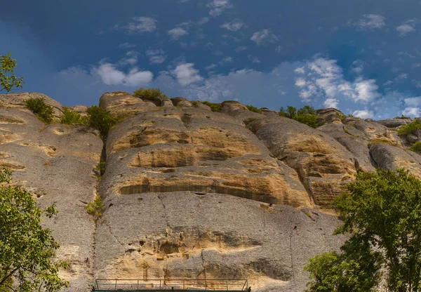 Туристичних Місць Європі Краєвидами Болгарія Балканських Гір Мадарський Вершник Або — стокове фото