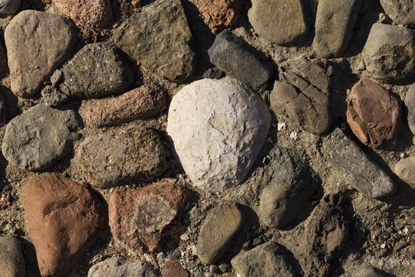 Pozadí Barevných Kamenů Povrch Zdoben Přírodním Materiálem Vzor Podlaze Pestrobarevných — Stock fotografie