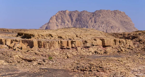 Coloured Canyon Klippformation Sinaihalvön Sevärdheter Nuweiba Egypten — Stockfoto