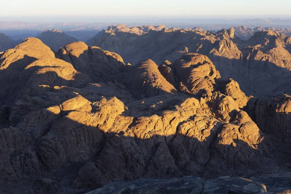 Αίγυπτος Όρος Σινά Πρωί Την Ανατολή Όρος Χωρήβ Gabal Musa — Φωτογραφία Αρχείου