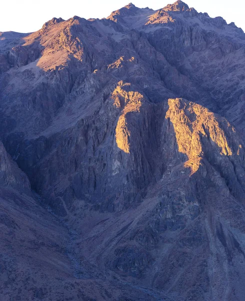 Ägypten Mount Sinai Morgen Bei Sonnenaufgang Mount Horeb Gabal Musa — Stockfoto