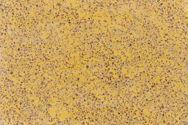 Background Yellow Concrete Slab Colored Gravel Artificial Flooring Imitation Stone — Stock Photo, Image