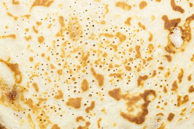 Kızarmış gözleme. Hamurun dokusunu. Shrove Salısı 'nda bir sürpriz. Mutfak ürünü.. 