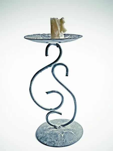 Metal Stand Candle — Stock Photo, Image