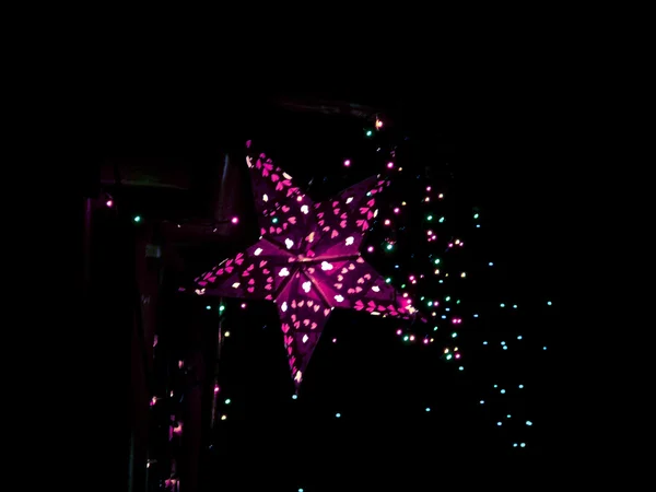 Lanterna Akashkandil Festival Diwali Pune Maharashtra Índia — Fotografia de Stock