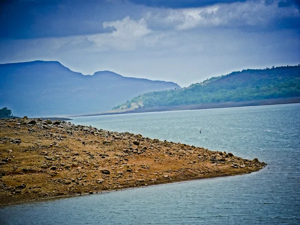 Backwater Mulshi Dam Maharashtra Inde — Photo