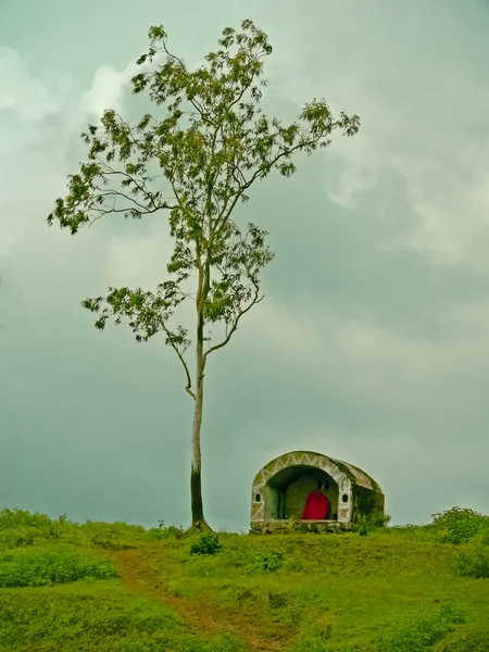 印度一个小印度教圣地 — 图库照片