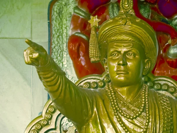 Staty Shreemant Thorale Senior Madhavrao Peshwe Peshwe Trädgård Pune Maharashtra — Stockfoto