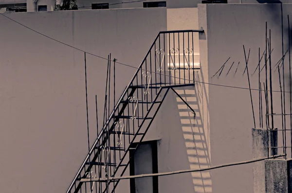 轻钢楼梯阴影 — 图库照片