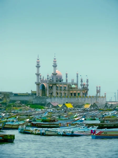 Vizhinjam Juma Masjid Thiruvananthapuram Kerala India —  Fotos de Stock