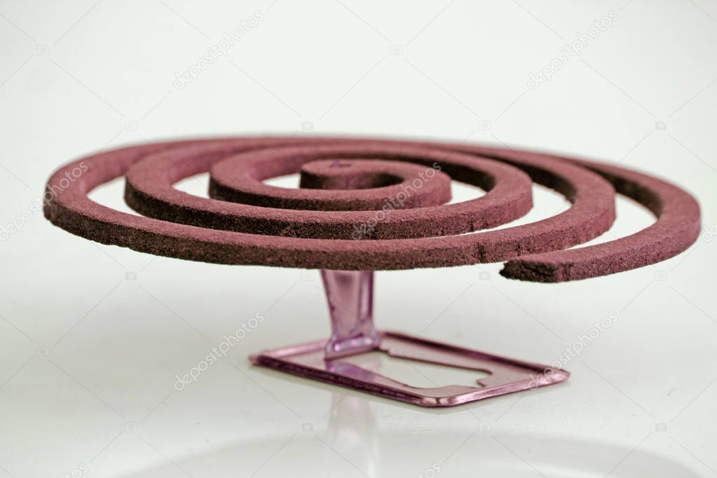 Mosquito coil, close-up