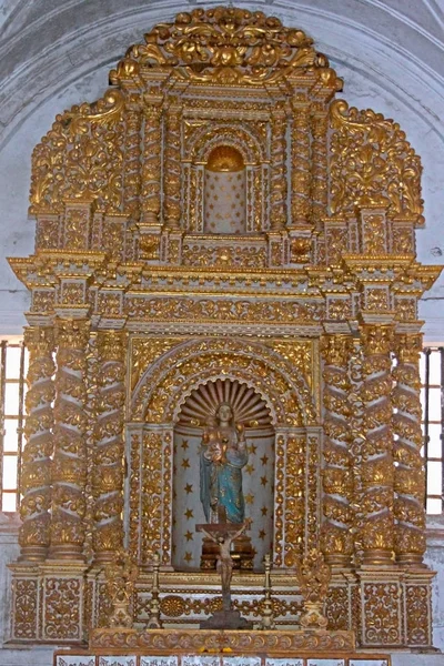 Bom 聖堂から見たセ大聖堂の内部イエス, — ストック写真