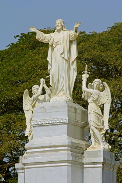 Monument of Christ de King or 'Cristo Rei' — Stok fotoğraf