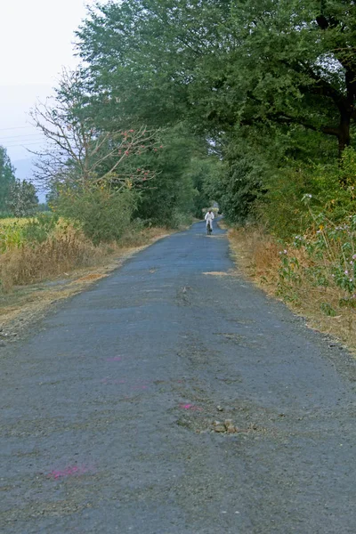 道路の長いストレッチ インド — ストック写真