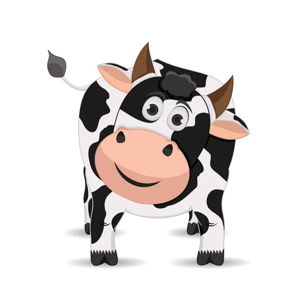 Dessin animé vache mâle — Image vectorielle