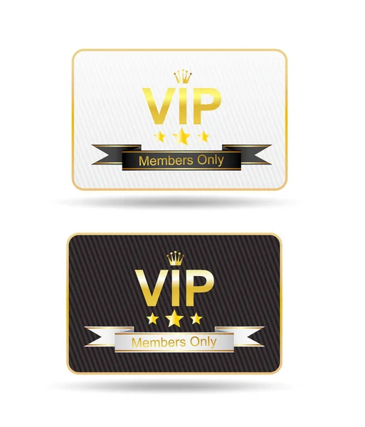 Vip card members only — Stock Vector