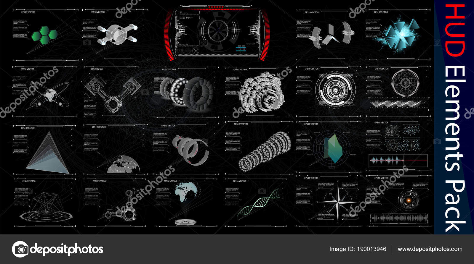 SCI-FI UI Components full pack