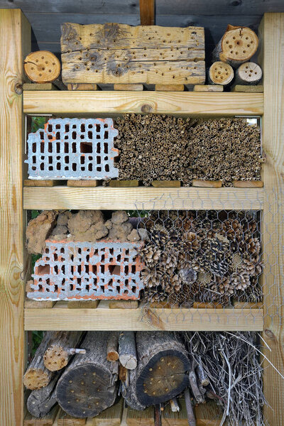 bug hotel or insect hotel