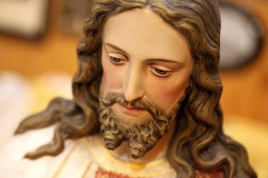 İsa figürü, kafa, portre