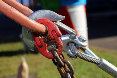 Kanca, emniyet, yakın plan.