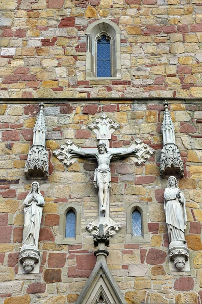 Crucifixion Scene Wall — Stock Photo, Image