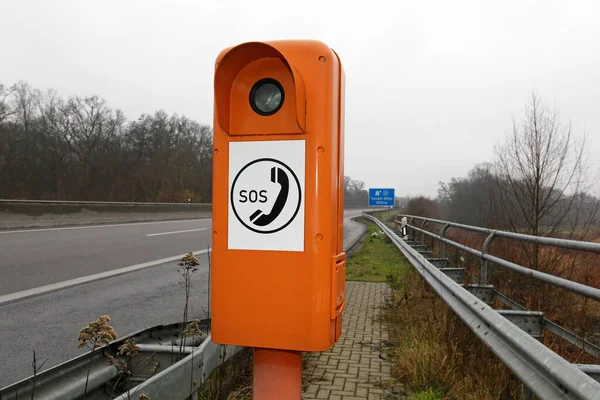 Teléfono Sos Alemania — Foto de Stock