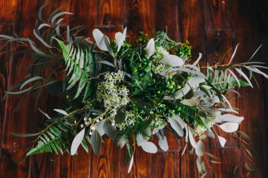 çiçek buketi dekor arka plan ahşap