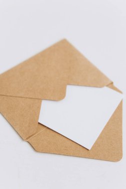 zanaat zarfı kart harf arkaplanı