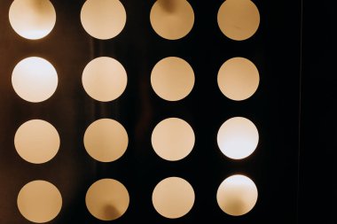 arkaplan geometri daireleri ışık satırı paneli