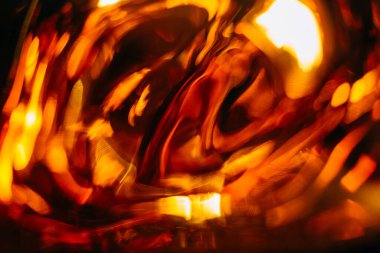 flame glitter orange golden magic image mysticism abstract