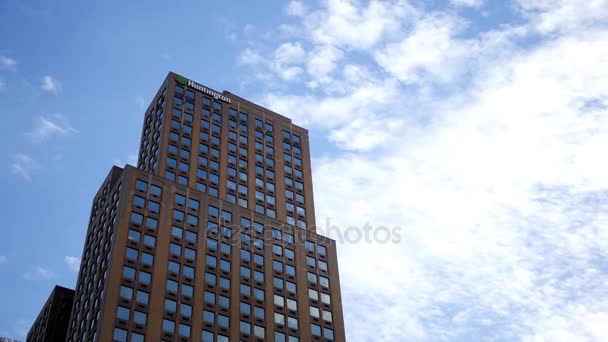 ペンシルベニア州ピッツバーグのピッツバーグ 2018 グラントの建物やハンティントン建物のタイムラプス年頃 — ストック動画
