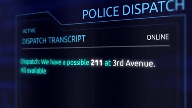 Sanal Polis transkript grafik arabirimi - kod 211 - soygun Merkez