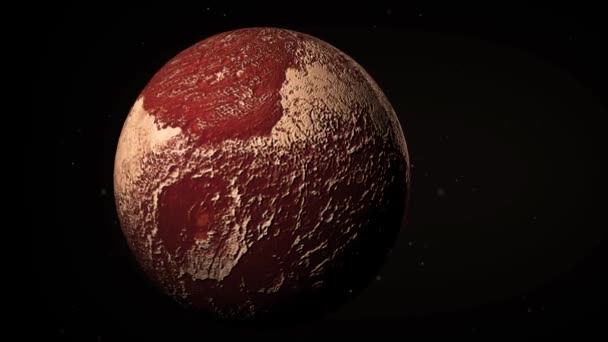 Pluto Vesmíru Jako Hvězdy Přístup Camera Image Courtesy Nasa Jan — Stock video