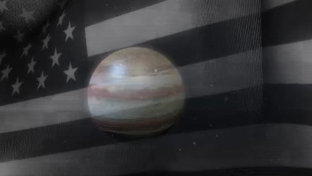 Amerikai Expedíció Jupiter Terraformáló Koncepció Jan 2017 Kép Jóvoltából Nasa — Stock videók