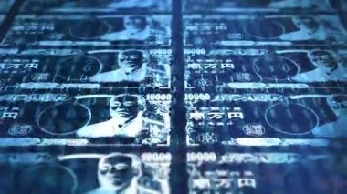 Dijital Eccomerce veya Cryptocurrency 10.000 Japon yeni dijital dönüşüm 