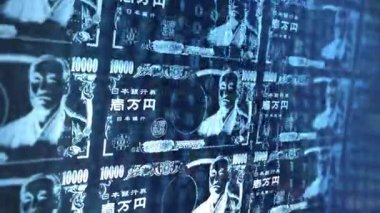 Dijital Eccomerce veya Cryptocurrency Alt 10.000 Japon yeni dijital dönüşüm