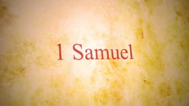 Eski Ahit İncil serisi - 1 Samuel kitapları