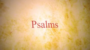 Eski Ahit İncil serisi - Zebur kitaplar