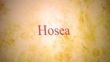 Eski Ahit İncil serisi - Hosea kitaplar