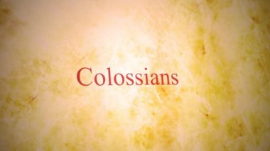 Kitap Yeni Ahit İncil serisi - Koloseliler