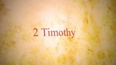 Kitap Yeni Ahit İncil Serisi - 2 Timothy