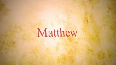 Kitap Yeni Ahit İncil serisi - Matthew