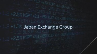 Kurumsal Stock Market alışverişi animasyon serisi - Japonya Exchange grubu