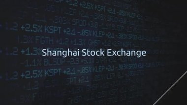 Kurumsal Stock Market alışverişi animasyon serisi - Şanghay borsası