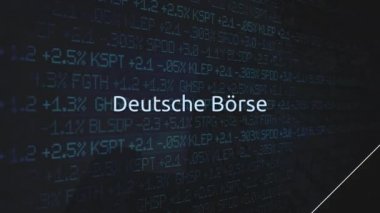 Kurumsal Stock Market alışverişi animasyon serisi - Deutsche Borse