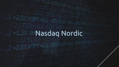 Kurumsal Stock Market alışverişi animasyon serisi - Nasdaq Nordic